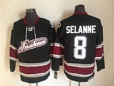 Anaheim Ducks 8 Teemu Selanne Black CCM Throwback Jersey,baseball caps,new era cap wholesale,wholesale hats